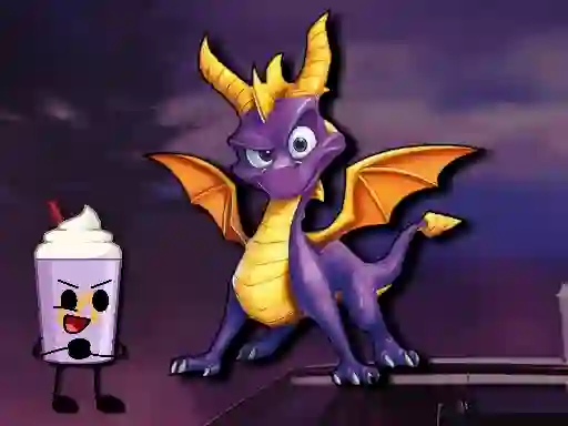 Gêm Flappy Spyro Grimace ar-lein