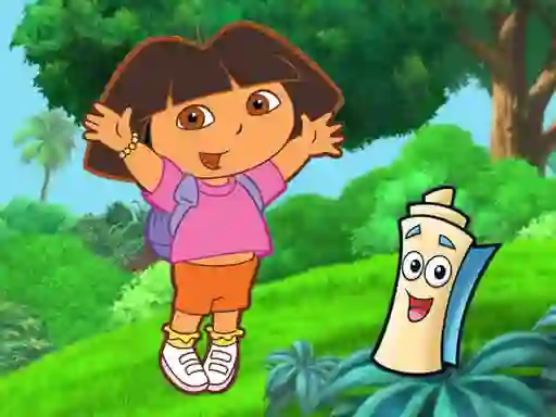 Gêm Dora Hidden Maps ar-lein