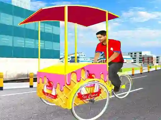 Gêm Ice Cream City ar-lein