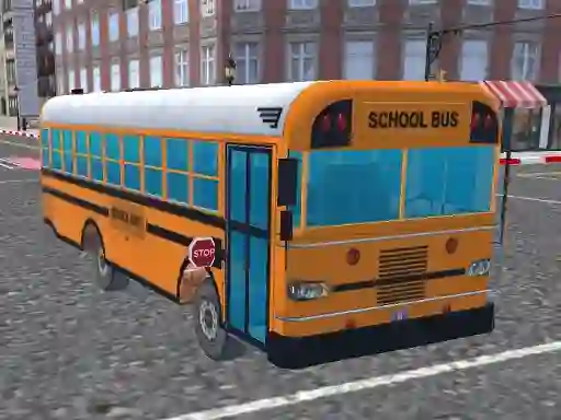 Gêm Bus School Park Driver ar-lein