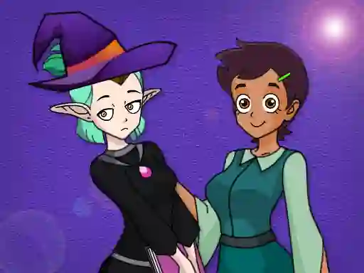 Gêm Owl Witch BFF Dress Up ar-lein