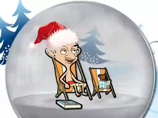 Gêm Mr Bean Christmas Stars ar-lein