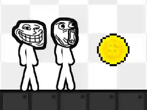 Gêm Troll Stick Face Escape ar-lein