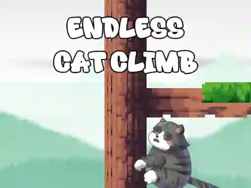 Gêm Endless Cat Climb ar-lein