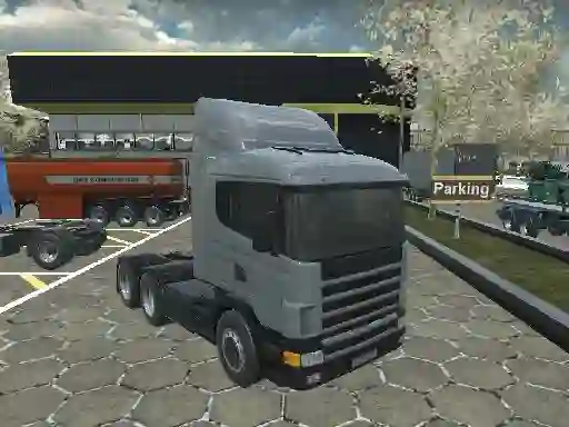 Gêm American 18 Wheeler Truck Sim ar-lein
