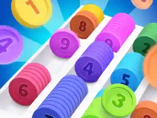Gêm Coin Sort Puzzle ar-lein