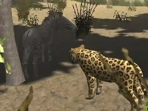 Gêm African Cheetah Hunting Simulator ar-lein