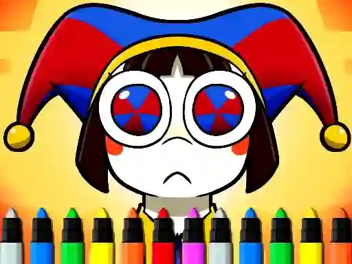 Gêm Digital Circus Coloring Adventure ar-lein