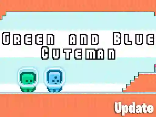 Gêm Green and Blue Cuteman ar-lein