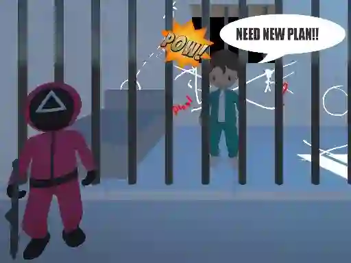 Gêm Escape Plan in Squid Game ar-lein