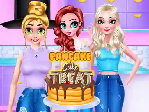 Gêm Pancake Cake Treat ar-lein