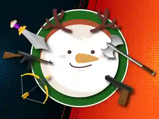 Gêm Kick The Snowman Xmas ar-lein