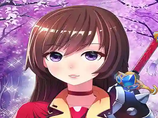 Gêm Anime Girl Fantasy Dress Up ar-lein