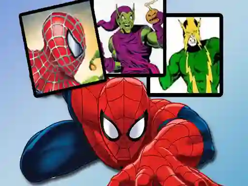 Gêm Spiderman Match Cards ar-lein