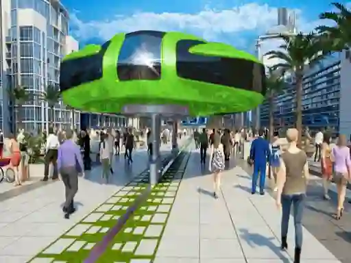 Gêm Gyroscopic Elevated Bus Simulator Public Transport ar-lein
