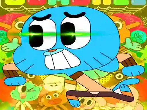 Gêm Gumball Runner adventure ar-lein