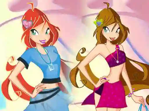 Gêm Winx Bloom Casual ar-lein