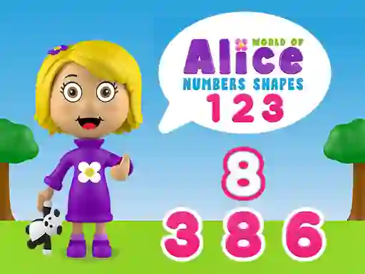 Gêm World of Alice Numbers Shapes ar-lein