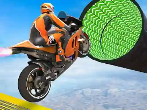 Gêm Motorcycle Stunts Drive ar-lein