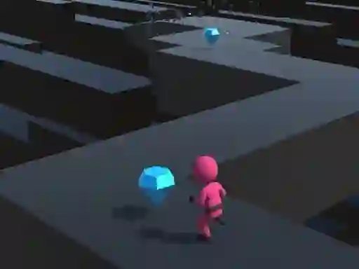 Gêm ZigZag Squid Game Runner ar-lein