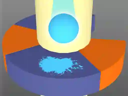 Gêm The Helix Fall Jump ar-lein