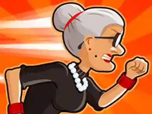 Gêm Angry Granny Run: India ar-lein