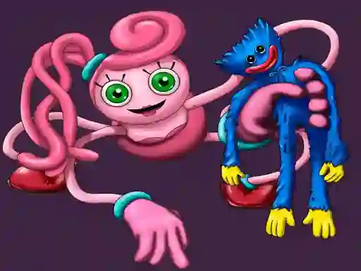 Gêm Mommy Stikman Vs Huggy Wuggy ar-lein