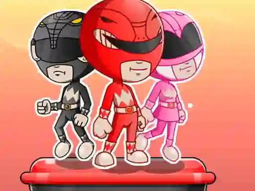 Gêm Power Rangers adventure dash ar-lein
