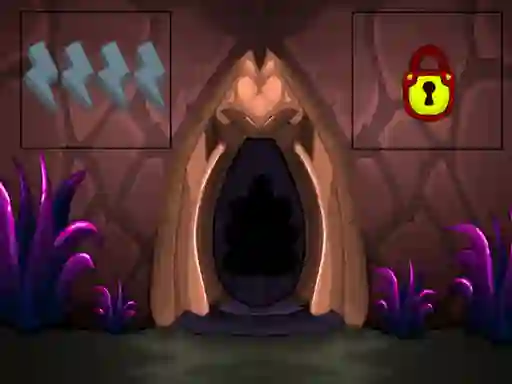 Gêm Brown Cave Escape ar-lein