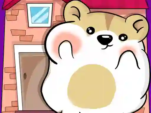 Gêm Hamster pet house ar-lein