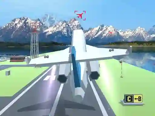 Gêm Polygon Flight Simulator ar-lein