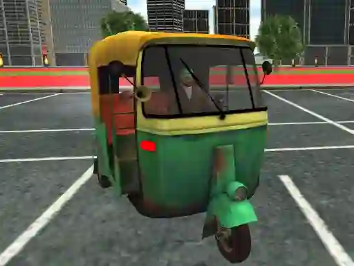 Gêm TukTuk Rickshaw City Driving Sim ar-lein