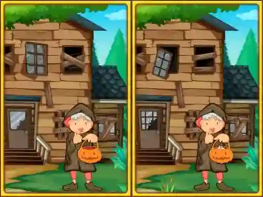 Gêm Spot the differences halloween ar-lein