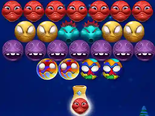Gêm Bubble Monsters Shooter ar-lein