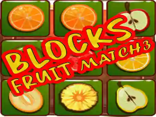 Gêm Blocks Fruit Match3 ar-lein