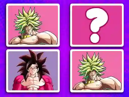 Gêm DragonBall Match Cards ar-lein