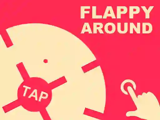 Gêm Flappy Around ar-lein