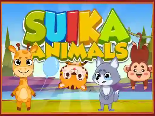 Gêm Suika Animals ar-lein