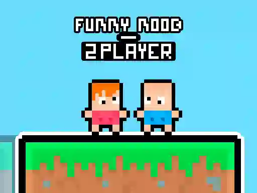 Gêm Funny Noob 2 Player ar-lein