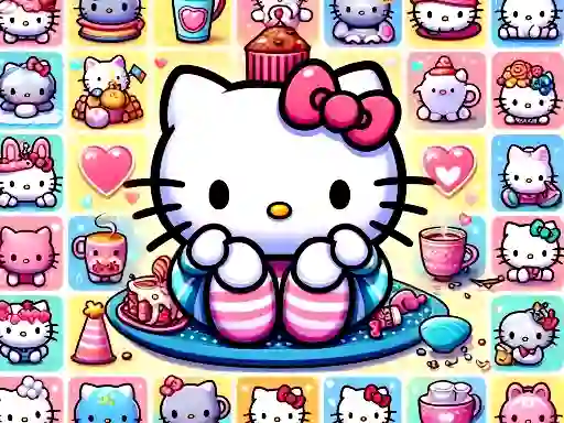 Gêm Cute Kitty Memory Challenge ar-lein