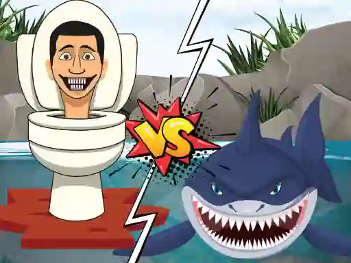 Gêm Hungry Shark Vs Skibidi ar-lein