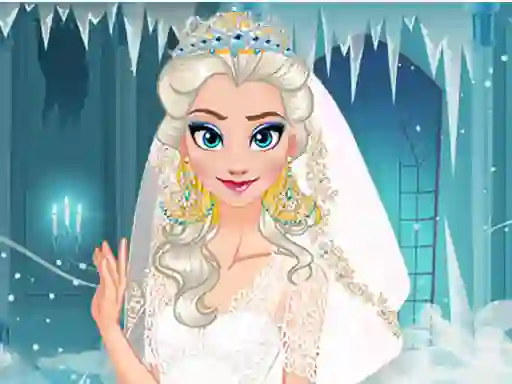 Gêm Ice Queen Wedding Planner ar-lein