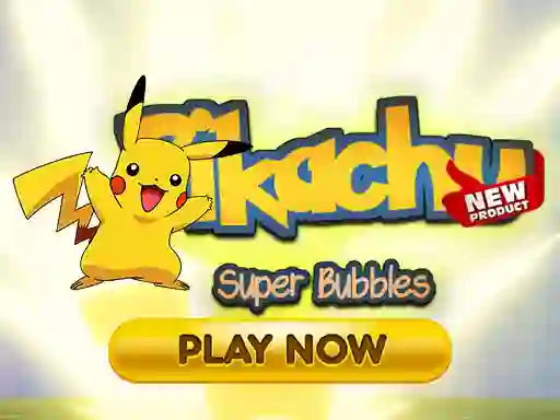 Gêm Pikachu Super Bubbles ar-lein
