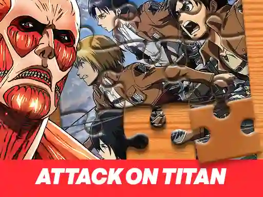 Gêm Attack on Titan Jigsaw Puzzle ar-lein