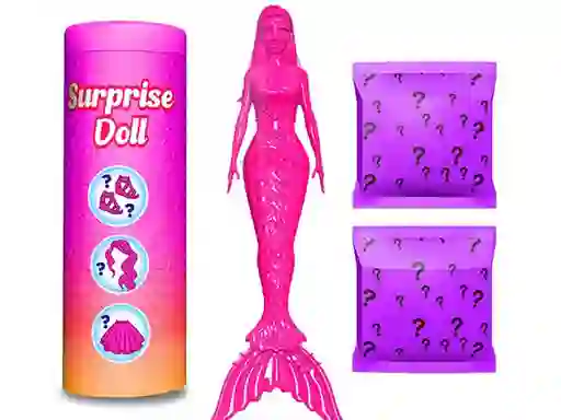 Gêm Color Reveal Mermaid Doll ar-lein