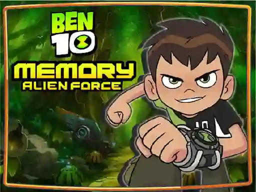 Gêm Ben 10 Memory Alien Force ar-lein