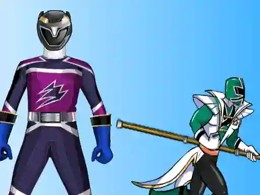 Gêm Power Rangers Dressup ar-lein