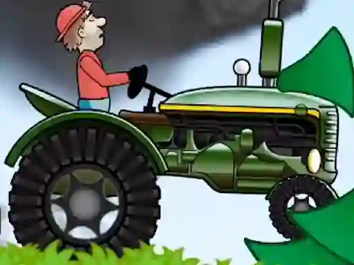 Gêm Tractor Driving Hill Climb 2D ar-lein