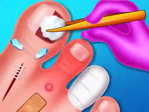 Gêm Funny Nail Doctor ar-lein