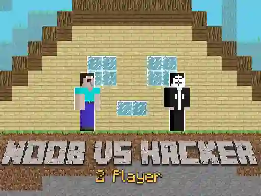 Gêm Noob vs Hacker 2 Player ar-lein